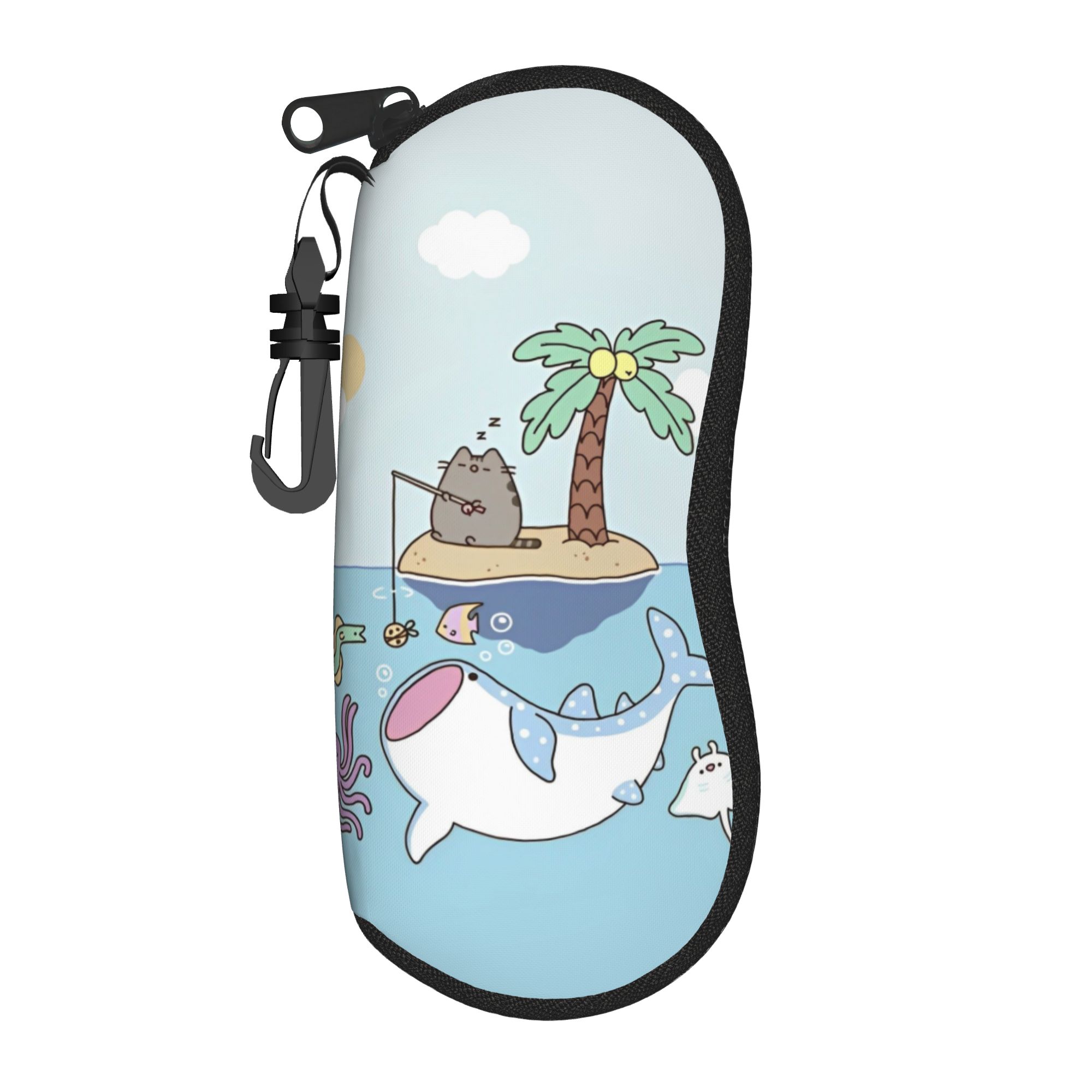 Fishing Bag Waterproof - Grappige P-Pusheencats Visbrillenhoesje Mannen Vrouwen Waterdichte