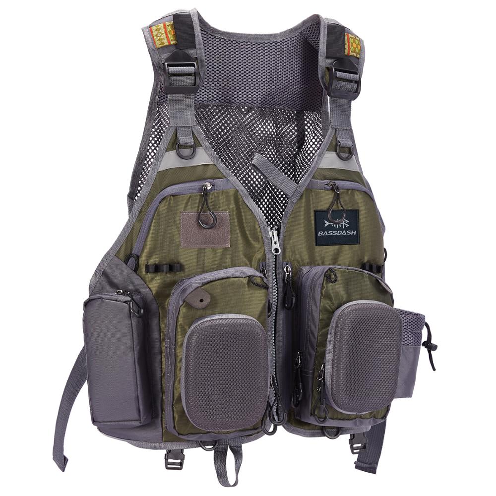 Fishing Vest - Bassdash Band Vissen Vest Verstelbare Voor