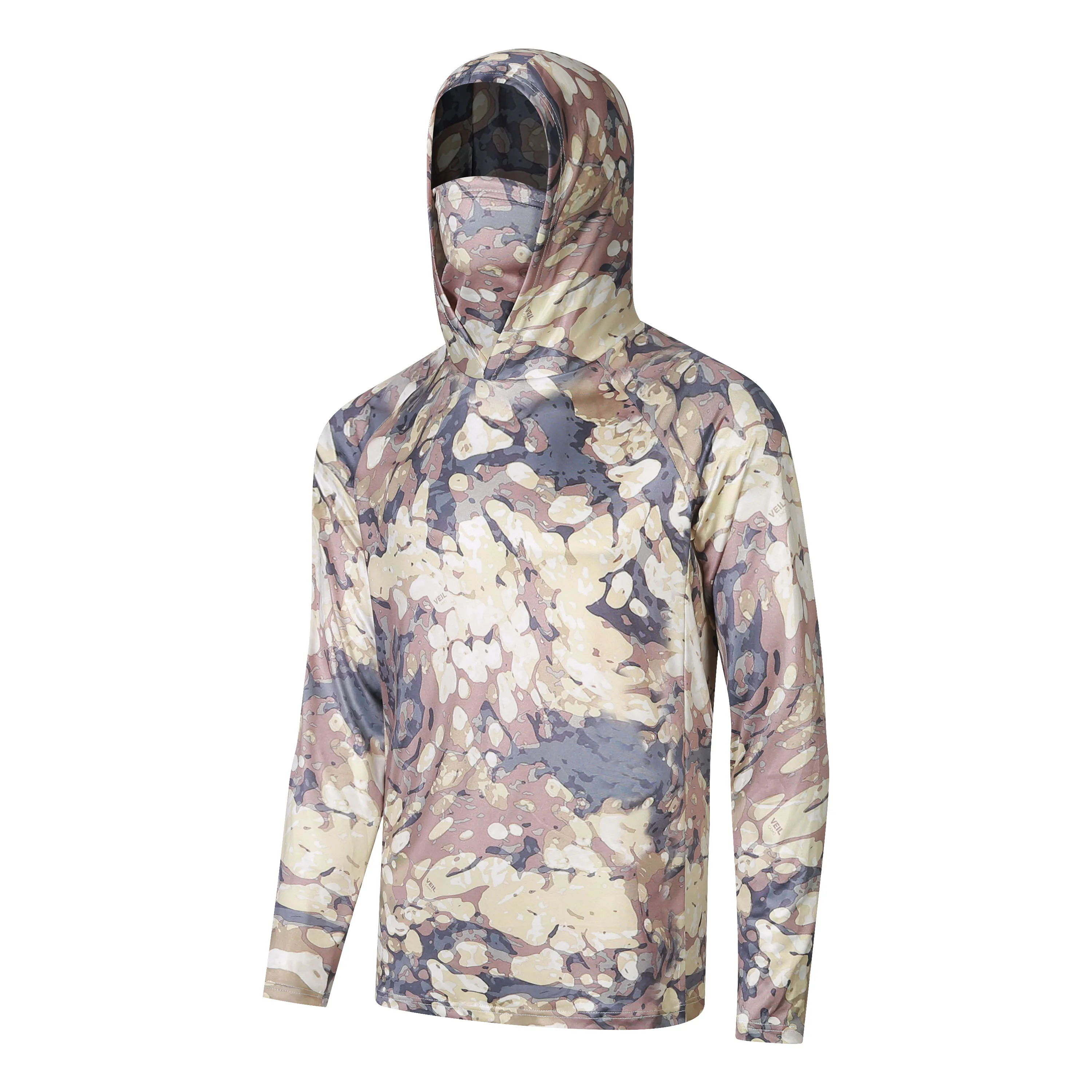 Fishing Shirt Uv Protection - Visserijshirts voor heren, zonbescherming, lange mouwen,