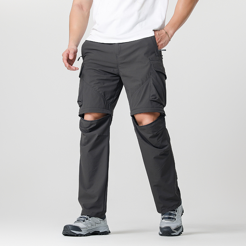 Fishing Pants Waterproof - Converteerbare cargo-wandelbroek voor heren, waterdicht, sneldrogend,