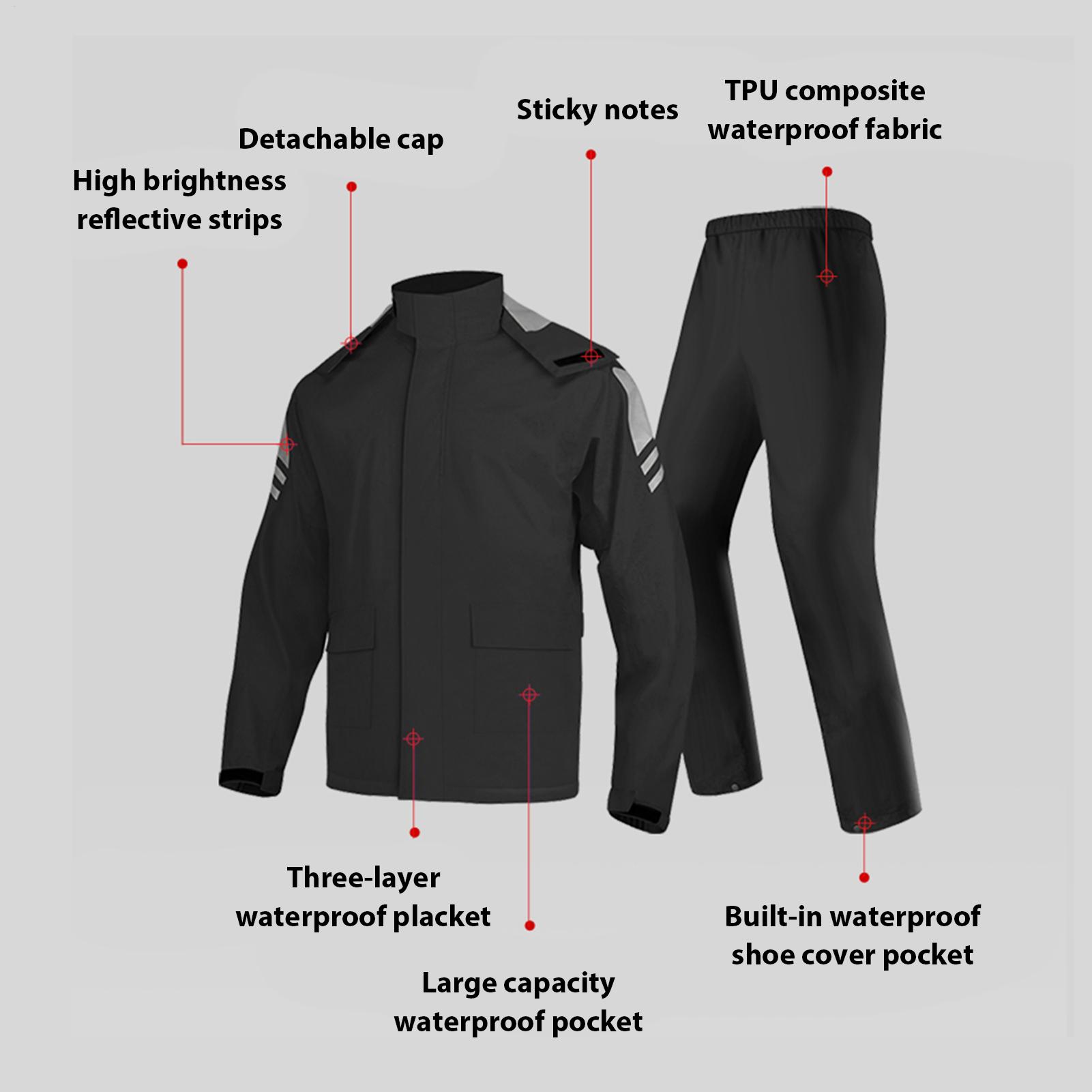Waterdichte regenpakken voor h - Fishing Rain Suit recensie en prijs