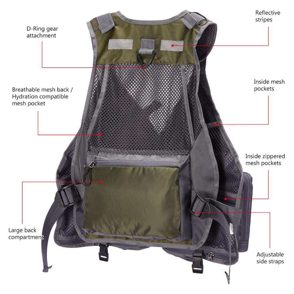 Bassdash Band Vissen Vest Vers - Fishing Vest recensie en prijs