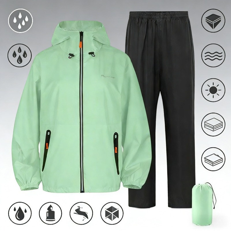 Waterdichte regenpakset, volle - Fishing Rain Suit recensie en prijs